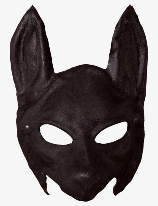 No Brand Black Leather Fox