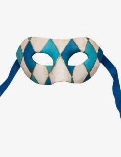 Columbine With Rhombus Blue And Light Blue