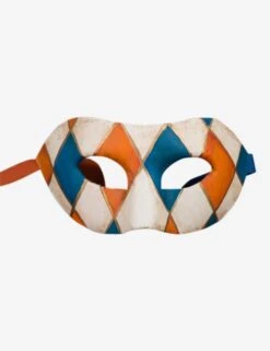 Columbine With Rhombus Blue And Orange