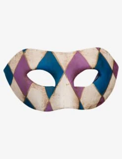 Columbine With Rhombus Blue And Purple