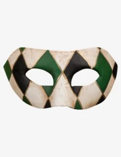 Columbine With Rhombus Green And Black