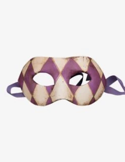 Columbine With Rhombus White And Purple