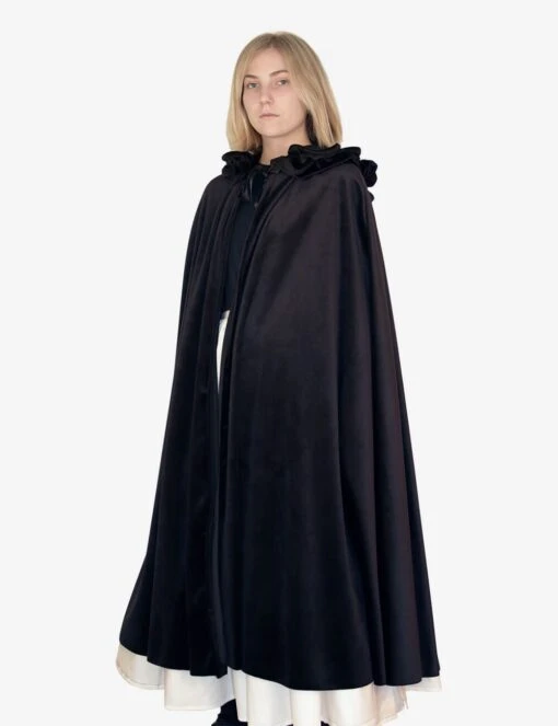 Curled Hooded Cloak
