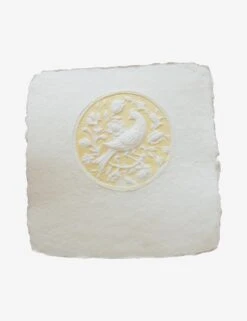 Embossed Print Bird-of-paradise