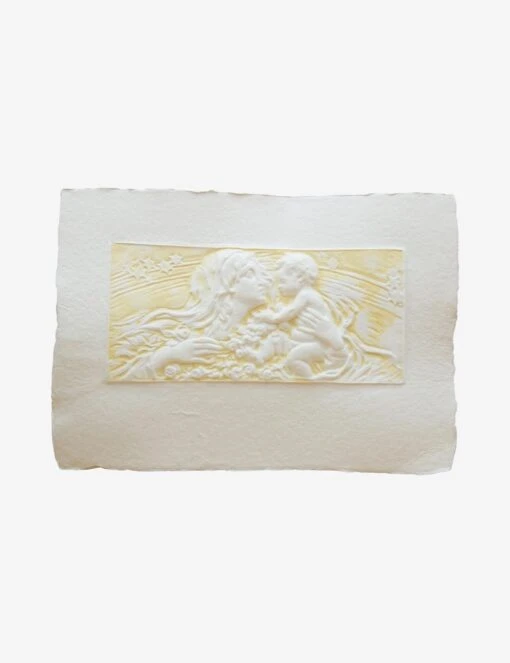 Embossed Print Immacolata