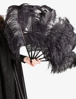 Charleston Fan With Marabou Feathers