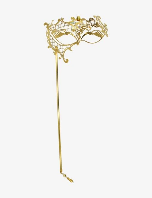 Gold Egotista With Strass And Stick