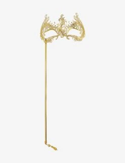 Gold Rosee With Strass And Stick