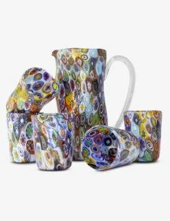 Golden Murrine Glasses Set