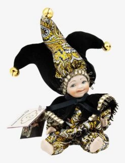 Medium Triangel 001 - Black And Gold