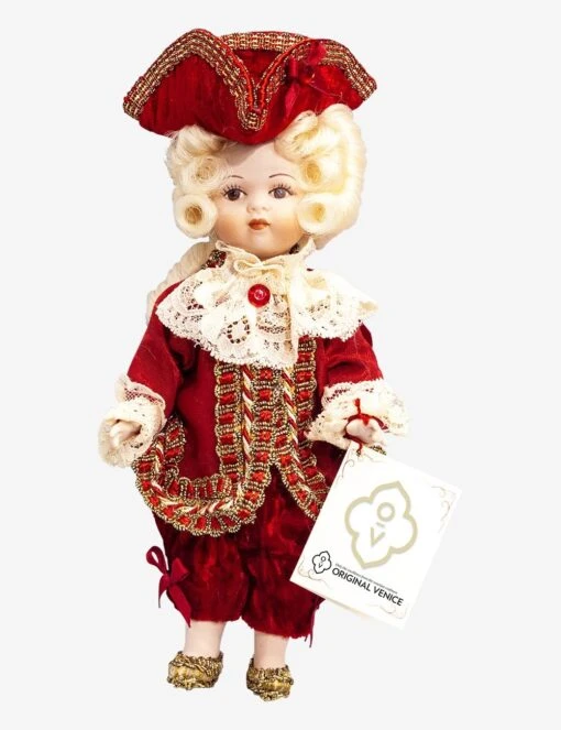 Red Aristocrat Venetian Boy
