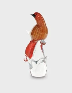 Red Bird With Turned Head