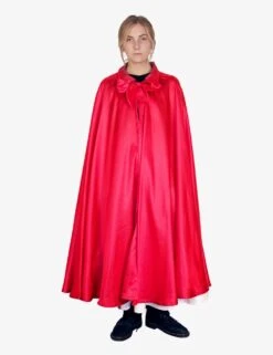 Red Full-Wheel Cape