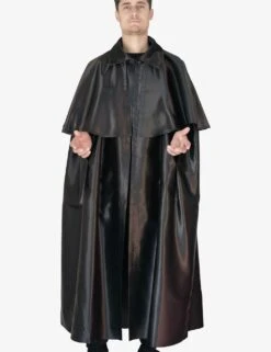 Satin Cloak With Cape