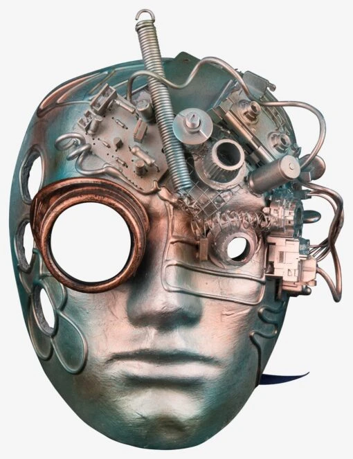 No Brand Steampunk Cyber Face