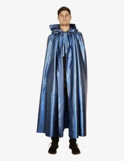 Unisex Cloak With Hood - Blue