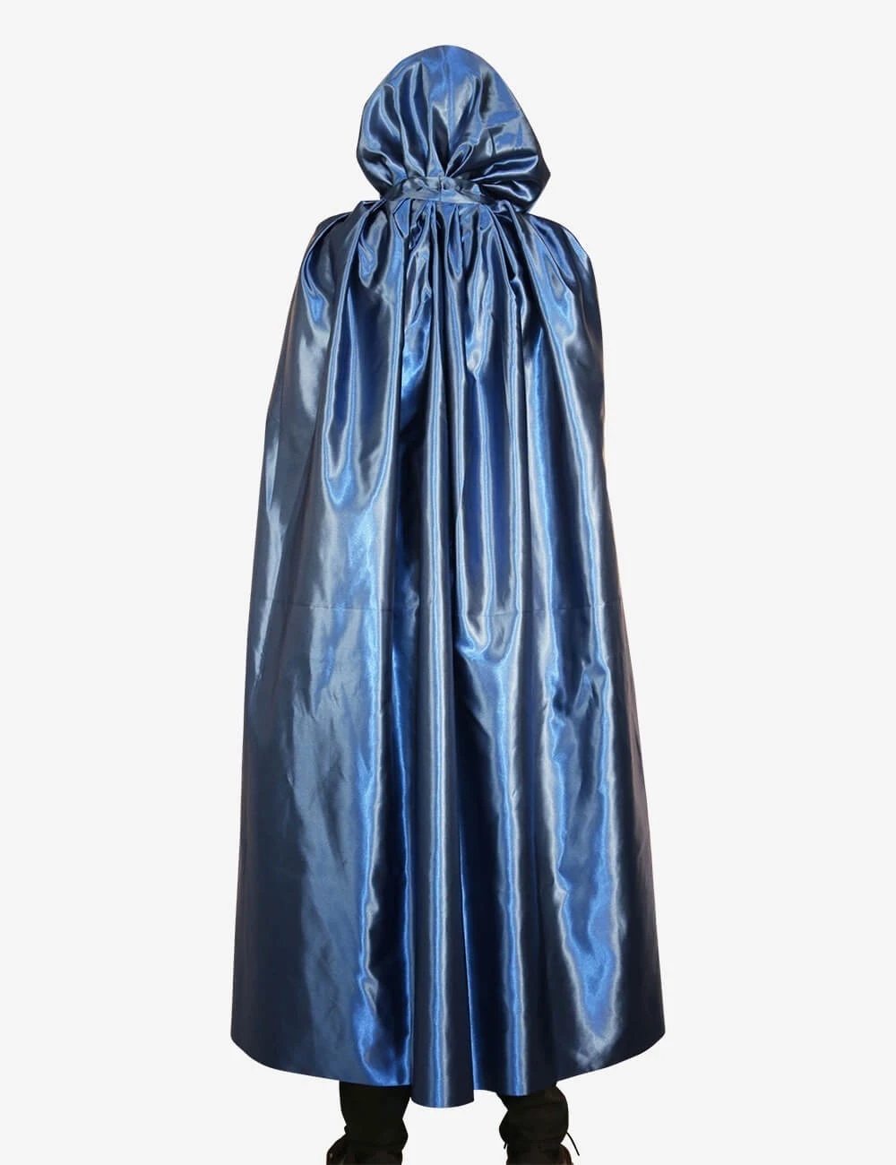 Unisex Cloak With Hood - Blue - Image 3