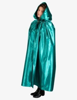 Unisex Cloak With Hood - Turquoise