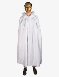 Unisex Cloak With Hood - White