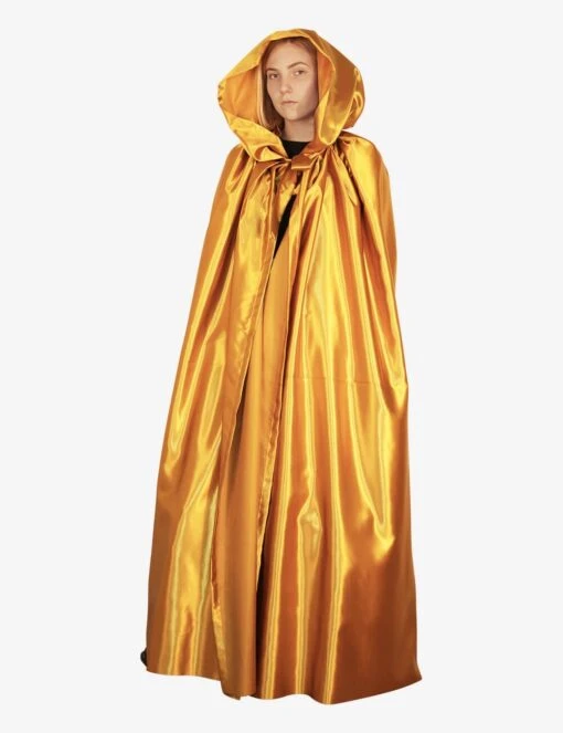 Unisex Cloak With Hood - Yellow