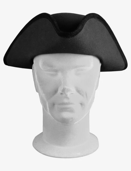 Velvet Edge Tricorn Hat