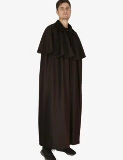 Wool Cloak With Cape